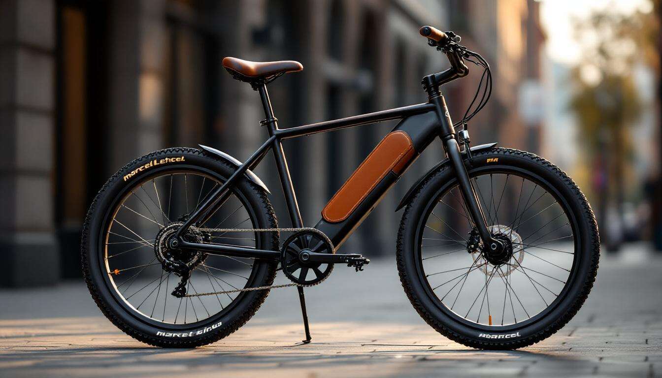 Look BMX et finition cuir : le vélo électrique Marcel se veut coquet et ultra personnalisable