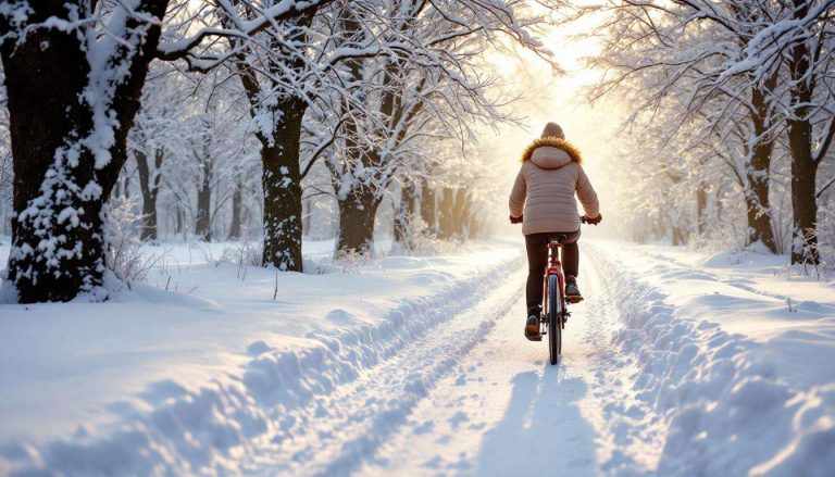10 km à vélo tranquille brûlent autant qu’une session piscine, et c’est ton hiver qui change