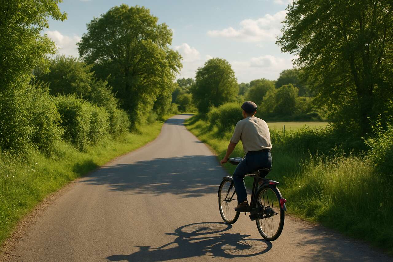 Cette étude explique pourquoi le vélo à la campagne n&rsquo;a pas besoin de pistes cyclables