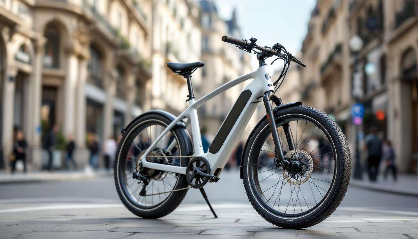 Avec sa transmission Made in France, ce vélo électrique urbain est aussi l'un des plus légers