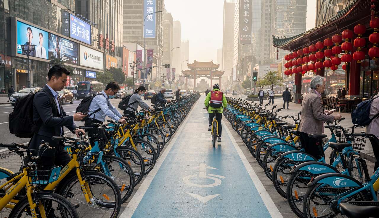 République populaire de Chine : « Les vélos partagés » ont transformé le transport urbain